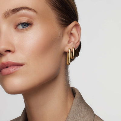 Aros Icono de Tienda | Oro 18k