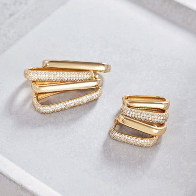 Aros Icono de Tienda | Oro 18k
