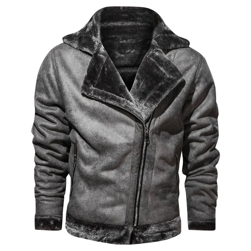 Květoslav | Chaqueta de cuero con forro