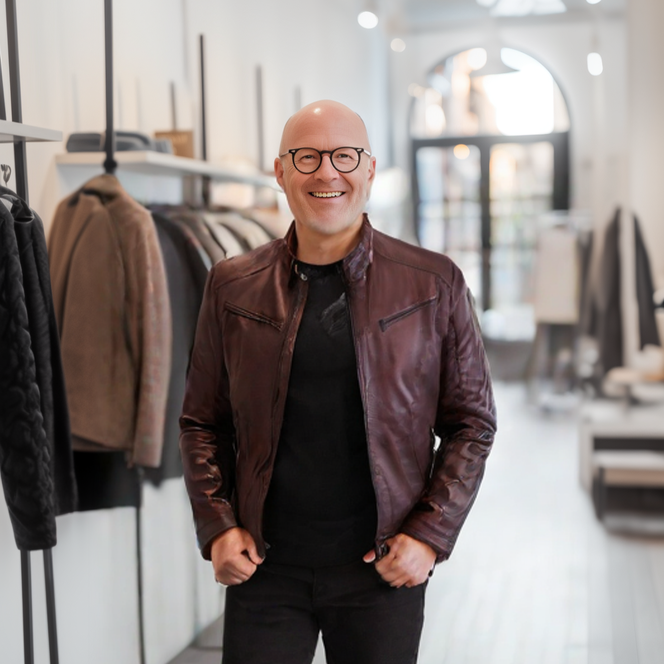 Evžen | Chaqueta de cuero