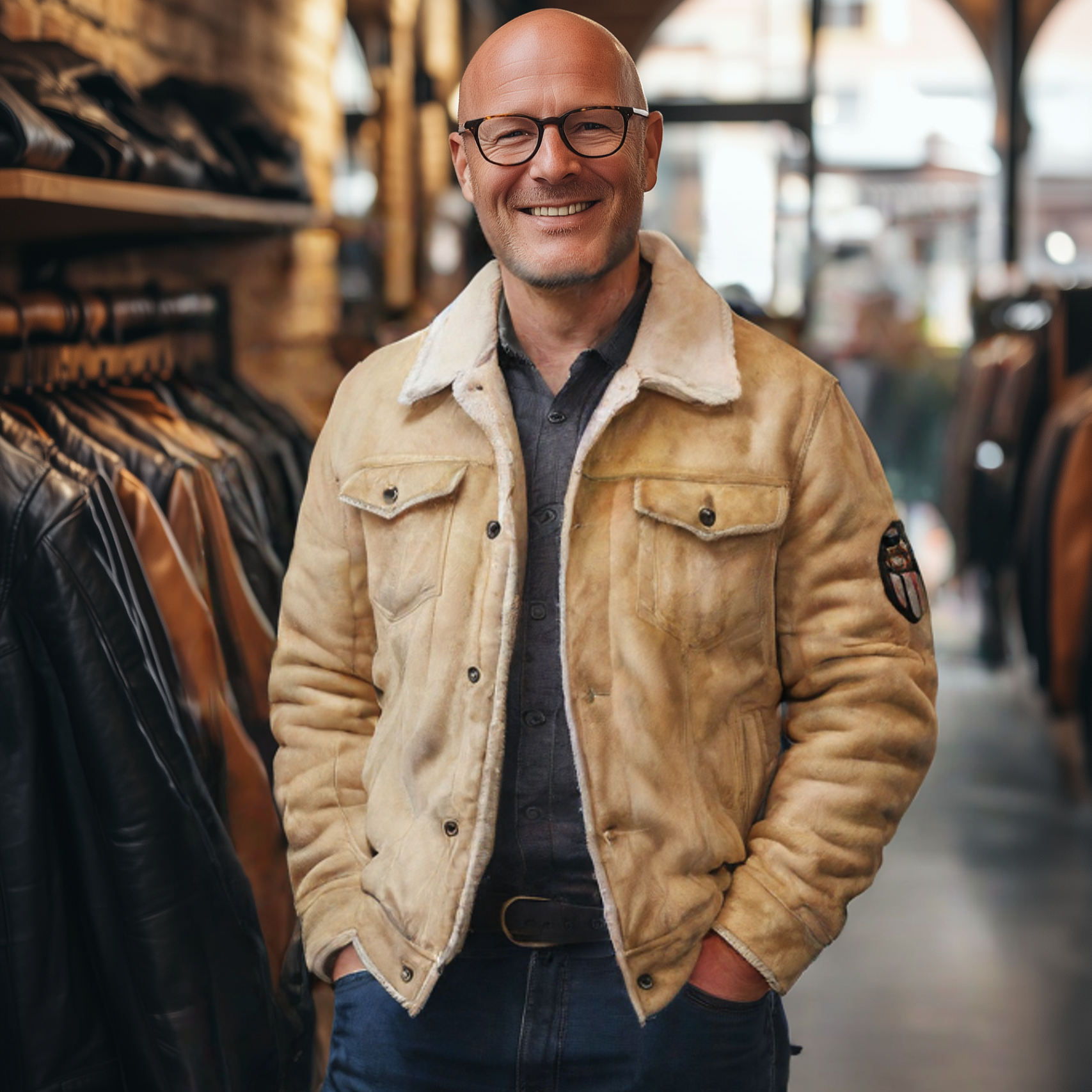Izidor | Chaqueta de cuero